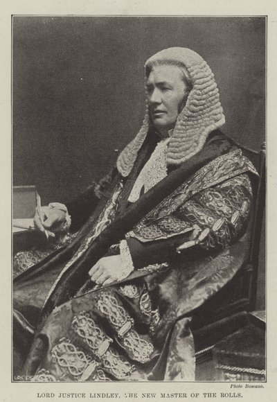 Lord Justice Lindley, The New Master of the Rolls av English Photographer