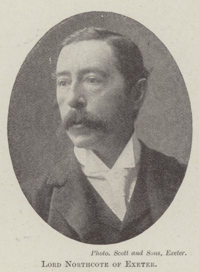 Lord Northcote fra Exeter av English Photographer