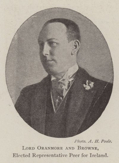 Lord Oranmore og Browne, valgt representant Peer for Irland av English Photographer