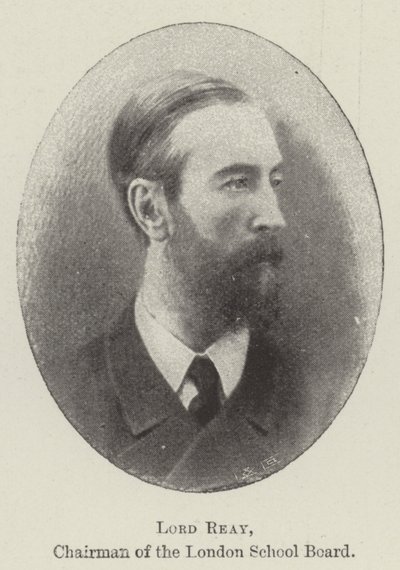 Lord Reay, styreleder for London School Board av English Photographer