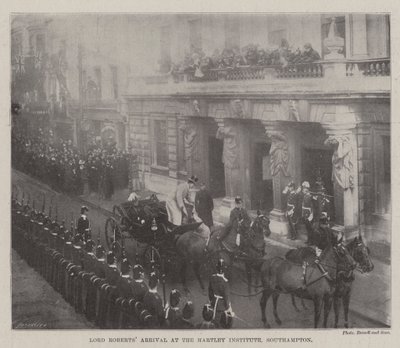 Lord Roberts ankomst til Hartley Institute, Southampton av English Photographer