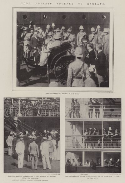 Lord Roberts reise til England av English Photographer