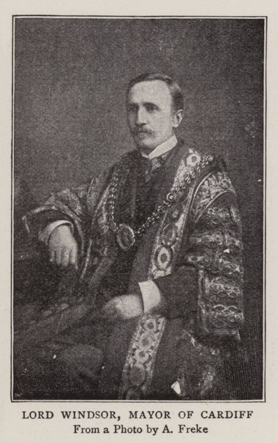 Lord Windsor, borgermester i Cardiff av English Photographer