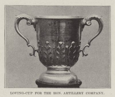Loving-Cup for det ærede artillerikompani av English Photographer