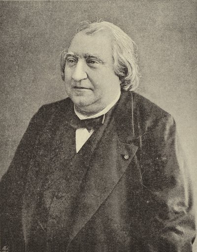 M Ernest Renan, forfatter av The Life of Jesus av English Photographer