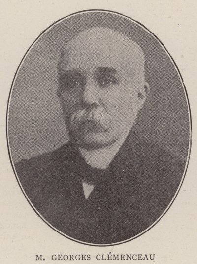 Herr Georges Clemenceau av English Photographer