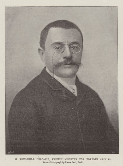 M Theophile Delcasse, Frankrikes utenriksminister av English Photographer