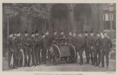 Machine-gun Detachment of the 22nd Middlesex Rifle Volunteers av English Photographer