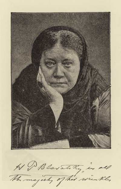 Madame Blavatsky av English Photographer