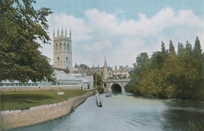 Magdalen, fra Cherwell av English Photographer