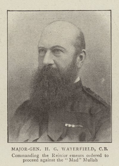 Generalmajor H G Waterfield, CB av English Photographer