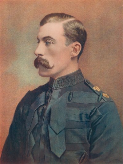 Generalmajor J. F. Brocklehurst. Kommander av den andre kavaleribrigaden, Natal Field Force av English Photographer