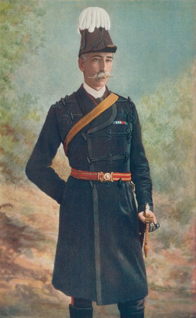 Generalmajor J. Talbot Coke. Kommanderende tiende brigade, sørafrikansk feltstyrke av English Photographer