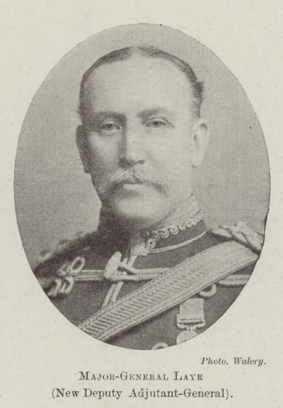Generalmajor Laye, ny visegeneraladjutant av English Photographer