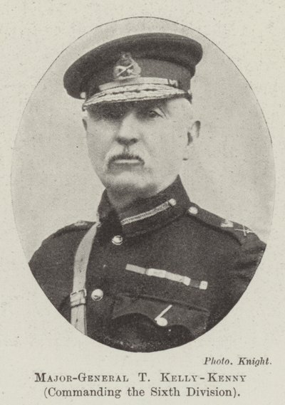 Generalmajor T Kelly-Kenny, kommanderte sjette divisjon av English Photographer