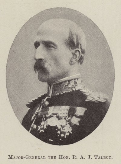 Generalmajor den ærede RA J Talbot av English Photographer
