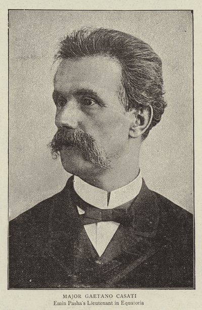 Major Gaetano Casati av English Photographer