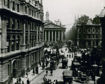 Mansion House Street, London av English Photographer