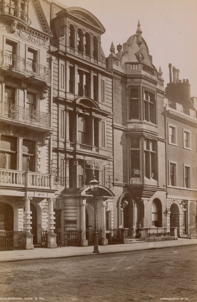 Marlborough Club, London av English Photographer