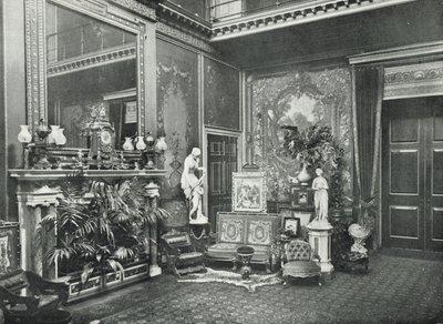 Marlborough House, inngangshallen (s/hvitt bilde) av English Photographer