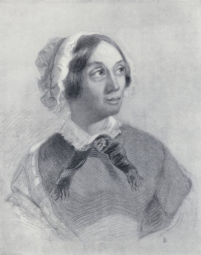 Mary Howitt (s/hvitt bilde) av English Photographer