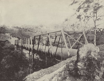 Melbourne vannforsyningsrør, over Plenty River, Greensborough av English Photographer
