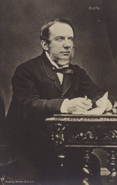 Michael William Balfe , irsk komponist (1808–1870) av English Photographer