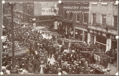 Middlesex Street på Petticoat Lane av English Photographer