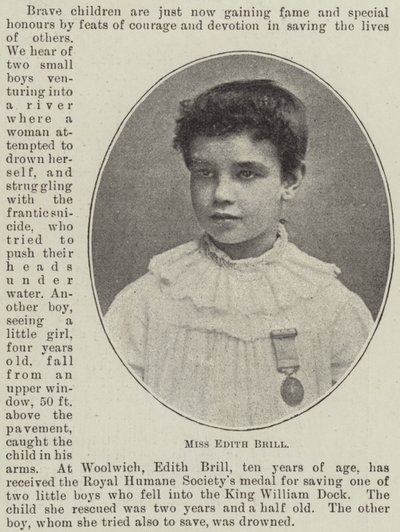 Miss Edith Brill von English Photographer