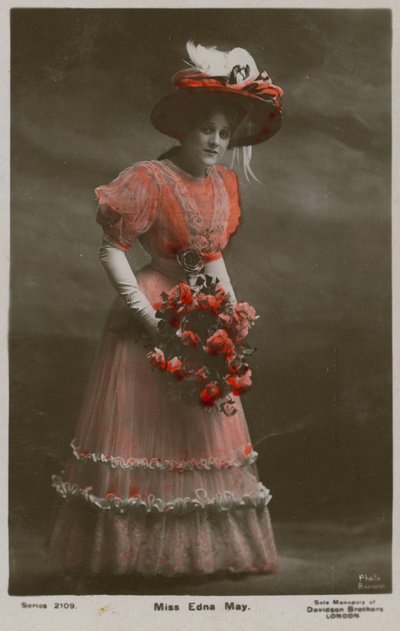 Frøken Edna May av English Photographer