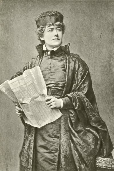 Frøken Ellen Terry som Portia (gravyr) av English Photographer