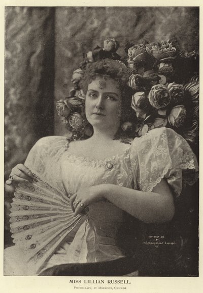 Frøken Lillian Russell av English Photographer