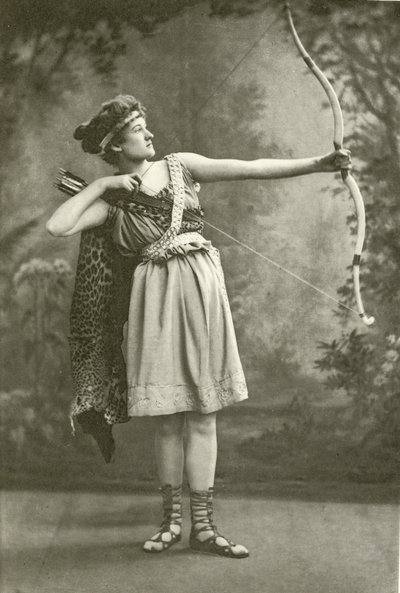 Frøken Marion Gray som Hippolyta (gravyr) av English Photographer