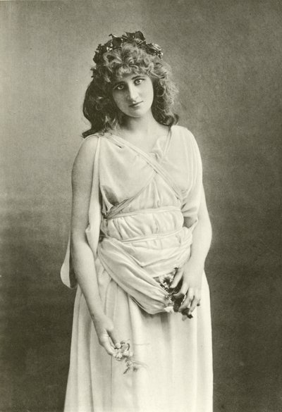 Frøken Mary Anderson som Perdita (gravyr) av English Photographer