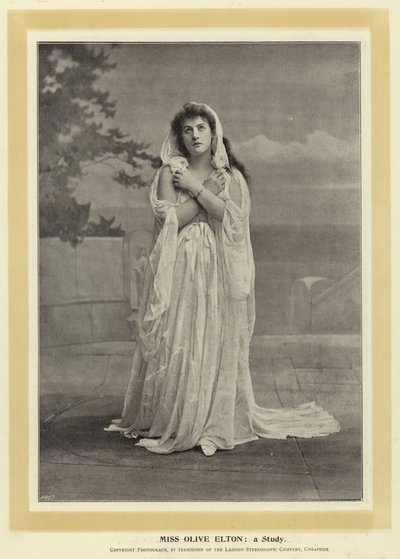 Miss Olive Elton: en studie av English Photographer
