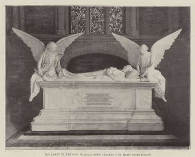 Monument til den ærede William Owen Stanley, av Hamo Thornycroft av English Photographer