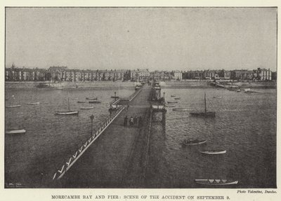 Morecambe Bay and Pier, Scene of the Accident 9. september av English Photographer