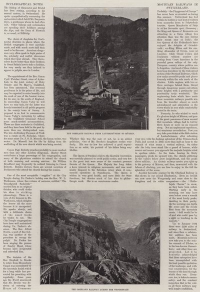Fjelljernbaner i Sveits av English Photographer