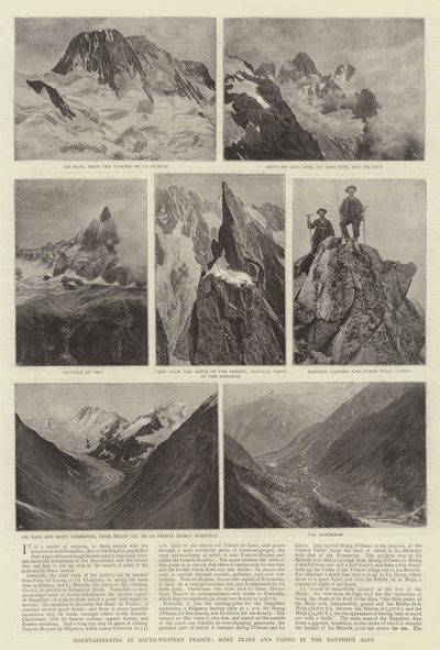 Fjellklatring i det sørvestlige Frankrike, noen topper og pass i Dauphine-alpene av English Photographer
