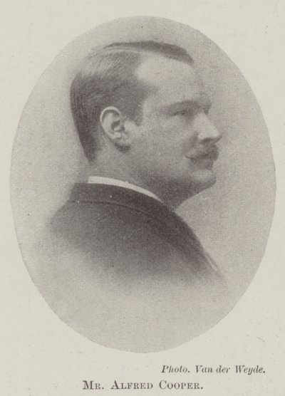 Herr Alfred Cooper av English Photographer
