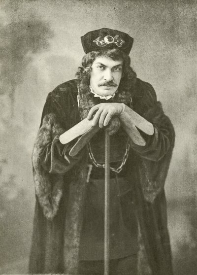 Mr Arthur Bourchier som Jaques (gravering) av English Photographer