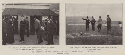 Mr Balfour på fotballkampen Manchester City mot Stoke av English Photographer