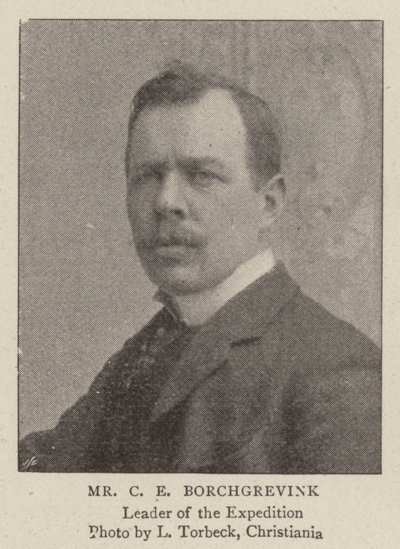 Mr C E Borchgrevink av English Photographer