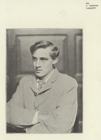 Mr F Edmund Garrett av English Photographer