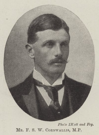 Mr F S W Cornwallis, MP av English Photographer