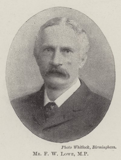 Mr F W Lowe, MP av English Photographer