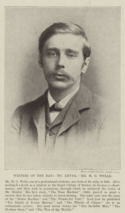 Mr H G Wells av English Photographer