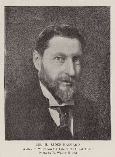 Mr H Rider Haggard, forfatterne av vår nye serie av English Photographer