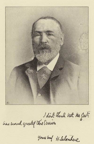 Mr Henry Labouchere, MP for Northampton og redaktør for Truth av English Photographer
