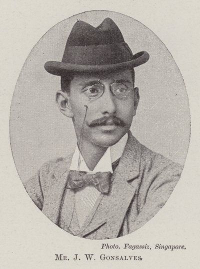 Mr J W Gonsalves av English Photographer